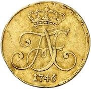 1⁄12 Thaler - Adolphus Frederick III Gold pattern strike obverse image