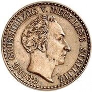 4 Schillinge - George Copper pattern strike obverse image