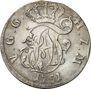 ⅙ Thaler - Adolphus Frederick III obverse image