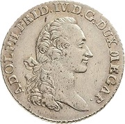 ⅙ Thaler - Adolphus Frederick IV obverse image