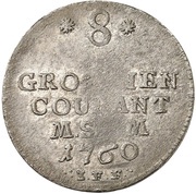 8 Gute Groschen - Adolphus Frederick IV, Germany, 1760 reverse image