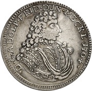 ⅔ Thaler - Adolphus Frederick II obverse image