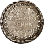16 Gute Groschen - Adolphus Frederick III, Germany, 1747 reverse image