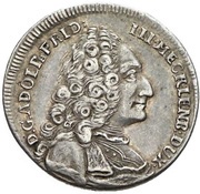 1 Ducat - Adolphus Frederick III Bicentenary of the Reformation, Silver pattern obverse image