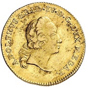 1 Pistole - Adolphus Frederick IV obverse image