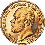 10 Mark - Adolph Frederick V obverse image