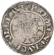 1 Schilling - John Albert I, Germany, 1552 reverse image