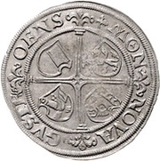 1 Groschen - Albert VII, Germany, 1527 reverse image