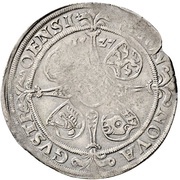 2 Schillings - Albert VII, Germany, 1527-1528 reverse image