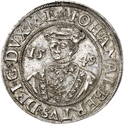 ½ Thaler - John Albert I obverse image