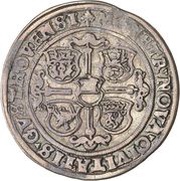 1 Guldengroschen - Albert VII, Germany, 1538 reverse image