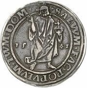 1 Thaler - Albert VII Salvatortaler, Germany, 1542-1543 reverse image