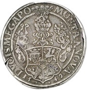 1 Thaler - John Albert I, Germany, 1549 reverse image
