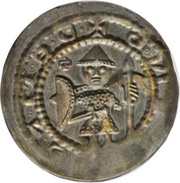 Denier Bracteate - Conrad of Wettin, Germany, 1130-1156 reverse image