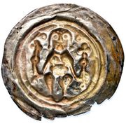 Denier Bracteate - Theodoric I, Germany, 1197-1221 reverse image