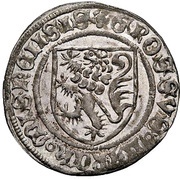 1 Groschen "Schildgroschen" - Frederick IV, William II and Frederick, Germany, 1417-1423 reverse image