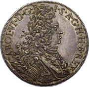 1 Thaler, Germany, 1712 reverse image