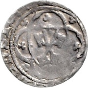 1 Pfennig - Wedekind II vom Schalksberg, Germany, 1369-1383 reverse image