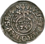 1⁄24 Thaler, 1 Reichsgroschen - Anthony of Schaumburg, Germany, 1588-1598 reverse image