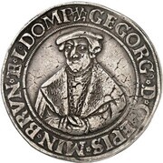 1 Thaler - George of Braunschweig-Wolfenbüttel obverse image