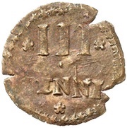 3 Pfennig Siege coinage, Germany, 1634 reverse image