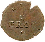 1 Mariengroschen Siege coinage, Germany, 1634 reverse image