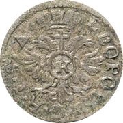 1 Kreuzer - Anthony III, Germany, 1702 reverse image