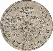 4 Kreuzers - Anthony III, Germany, 1694-1732 reverse image