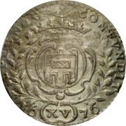 15 Kreuzers - John VIII, Germany, 1676 reverse image