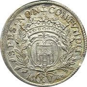 15 Kreuzers - John VIII, Germany, 1678 reverse image