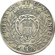 30 Kreuzers - Anthony II, Germany, 1690-1691 reverse image