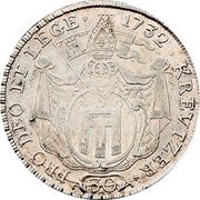 30 Kreuzers - Anthony III, Germany, 1732 reverse image