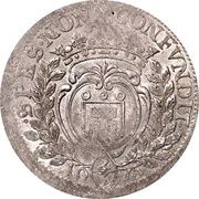 ⅔ Thaler - John VIII Loose hair curls, Germany, 1675 reverse image
