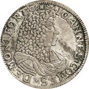 ⅔ Thaler - John VIII Tight hair curls obverse image