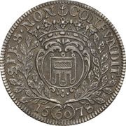 60 Kreuzers - John VIII, Germany, 1678 reverse image