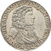 60 Kreuzers - Anthony II Loose hair curls obverse image