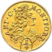 ¼ Ducat - Anthony III obverse image