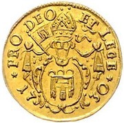 ¼ Ducat - Anthony III, Germany, 1722-1730 reverse image