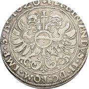 1 Thaler - Hugh XIII and John VII Arabesque, Germany, 1620 reverse image