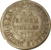 1⁄12 Thaler, Germany, 1701-1704 reverse image