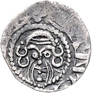 Denier - Otto II of Lippe, Germany, 1248-1259 reverse image