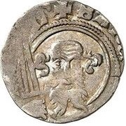 Denar - Heidenreich Wolf of Lüdinghausen, Germany, 1381-1392 reverse image