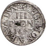 3 Pfennig - Christoph Bernhard of Galen, Germany, 1652-1655 reverse image