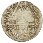 1 Schilling - Clemens August of Bayern, Germany, 1748 reverse image