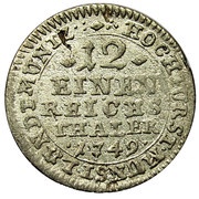 1⁄12 Thaler - Clemens August, Germany, 1745-1754 reverse image