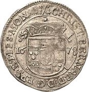 ⅛ Thaler - Christoph Bernhard of Galen obverse image