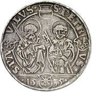 ½ Thaler - Francis of Waldeck, Germany, 1535-1541 reverse image