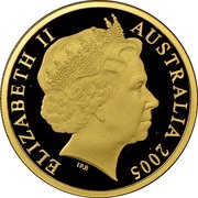 150 Dollars - Elizabeth II 4th Portrait - Malleefowl - Gold Bullion Coin obverse image