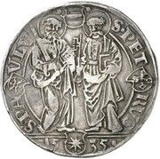 1 Thaler - Francis of Waldeck, Germany, 1535 reverse image