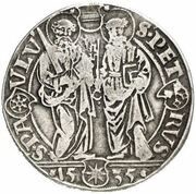 1 Thaler - Francis of Waldeck, Germany, 1535 reverse image